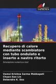 Recupero di calore mediante scambiatore con tubo ondulato e inserto a nastro ritorto