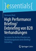 High Performance Briefing/Debriefing von B2B Verhandlungen (eBook, PDF)