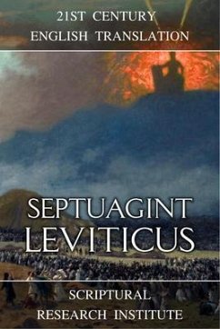 Septuagint - Leviticus (eBook, ePUB) - Institute, Scriptural Research