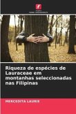 Riqueza de espécies de Lauraceae em montanhas seleccionadas nas Filipinas