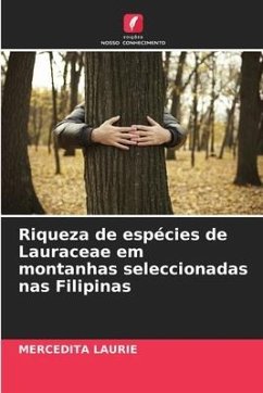 Riqueza de espécies de Lauraceae em montanhas seleccionadas nas Filipinas - Laurie, Mercedita