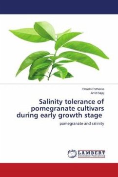 Salinity tolerance of pomegranate cultivars during early growth stage