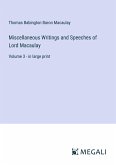 Miscellaneous Writings and Speeches of Lord Macaulay