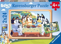 Cover Auf geht's! 2 x 24 Teile Bluey Puzzle