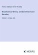 Miscellaneous Writings and Speeches of... - Bild 1
