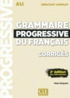 Cover Grammaire progressive du francais - Niveau debutant complet (A1.1) - Corriges