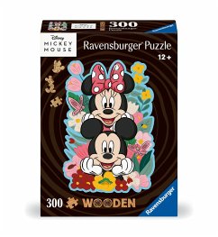 Image of Ravensburger Holzpuzzle - Mickey & Minnie 300 Teile Puzzle Ravensburger-00762