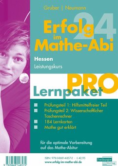 Erfolg im Mathe-Abi 2024 Hessen Lernpaket 'Pro' Leistungskurs - Gruber, Helmut;Neumann, Robert