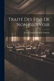 Traité Des Fins De Non Recevoir