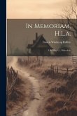 In Memoriam, H.L.a.: Ob. May Vi., Mdccclxiv