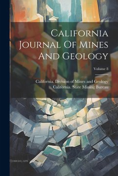 Cover California Journal Of Mines And Geology; Volume 8