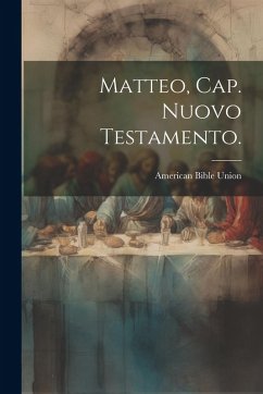 Cover Matteo, Cap. Nuovo Testamento.