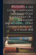 Catalogue Des Livres Composant La... - Bild 1