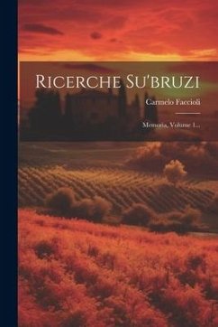 Ricerche Su'bruzi: Memoria, Volume 1... - Faccioli, Carmelo