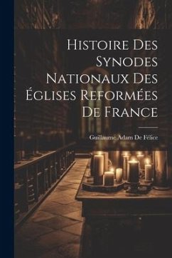 Histoire Des Synodes Nationaux Des Églises Reformées De France - De Félice, Guillaume Adam