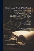 Professor of Japanese History, University of California, Berkeley, 1946-1977: Oral History Transcript / 200