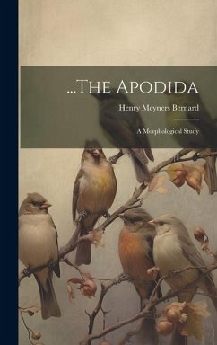 ...The Apodida: A Morphological Study - Bernard, Henry Meyners