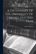A Dictionary Of The University Of... - Bild 1