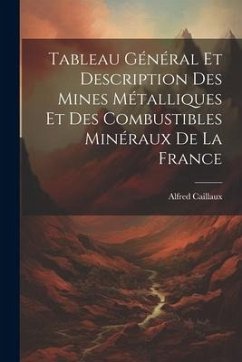 Tableau Général Et Description Des Mines Métalliques Et Des Combustibles Minéraux De La France - Caillaux, Alfred