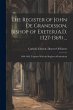 The Register of John De Grandisson,... - Bild 1