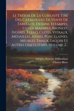 Le Trésor De La Curiosité Tiré Des Catalogues De Vente De Tableaux, Dessins, Estampes, Livres, Marbres, Bronzes, Ivoires, Terres Cuites, Vitraux, Méda - Blanc, Charles