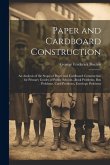 Paper and Cardboard Construction: An Analysis of the Scope of Paper and Cardboard Construction for Primary Grades of Public Schools...Book Problems, B
