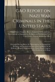 GAO Report on Nazi war Criminals in the United States