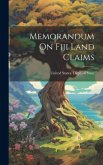 Memorandum On Fiji Land Claims