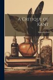 A Critique of Kant