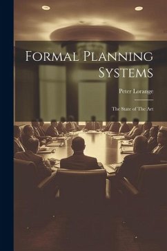 Formal Planning Systems - Lorange, Peter