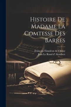 Cover Histoire De Madame La Comtesse Des Barres