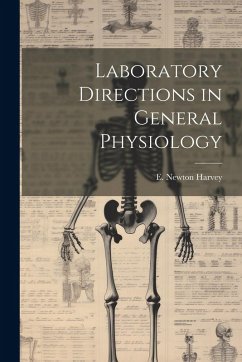 Cover Laboratory Directions in General Physiology