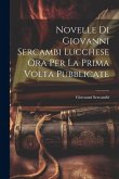 Novelle Di Giovanni Sercambi Lucchese Ora Per La Prima Volta Pubblicate