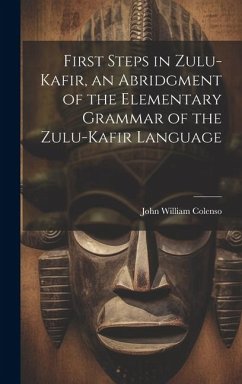 First Steps in Zulu-Kafir, an Abridgment of the Elementary Grammar of the Zulu-Kafir Language - Colenso, John William