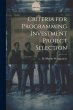 Criteria for Programming Investment... - Bild 1