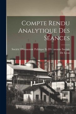 Compte Rendu Analytique Des Séances