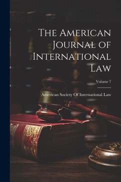 Cover The American Journal of International Law; Volume 7