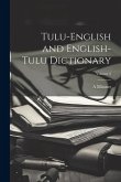 Tulu-English and English-Tulu Dictionary; Volume 2