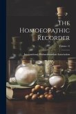 The Homoeopathic Recorder; Volume 13