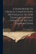A Handbook Of French Composition, 100... - Bild 1