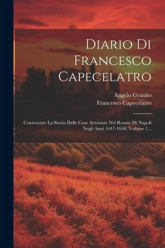 Diario Di Francesco Capecelatro - Capecelatro, Francesco; Granito, Angelo