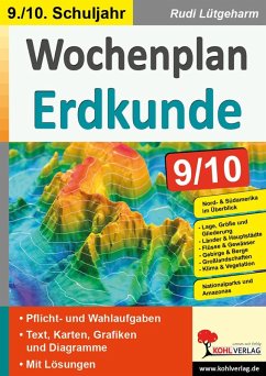 Cover Wochenplan Erdkunde / Klasse 9-10 (eBook, PDF)