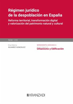 Régimen jurídico de la despoblación en España (eBook, ePUB) - Álvarez González, Elsa Marina