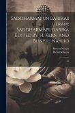 Saddharmapundarikasutram; Saddharmapudarika Edited by H. Kern and Bunyiu Nanjio: 01