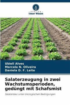 Salaterzeugung in zwei Wachstumsperioden, gedüngt mit Schafsmist - Alves, Ubieli;Oliveira, Marcela N.;D. F. Leite, Daniela