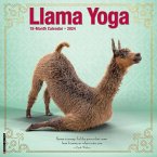 Llama Yoga 2024 12 X 12 Wall Calendar