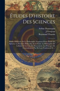 Cover Études D'histoire Des Sciences