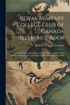 Cover Royal Military College Club of Canada Reference Book