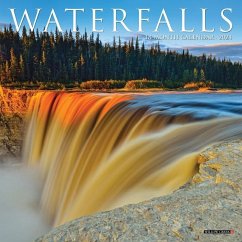 Waterfalls 2024 7 X 7 Mini Wall Calendar - Willow Creek Press