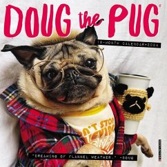 Doug the Pug 2024 7 X 7 Mini Wall Calendar